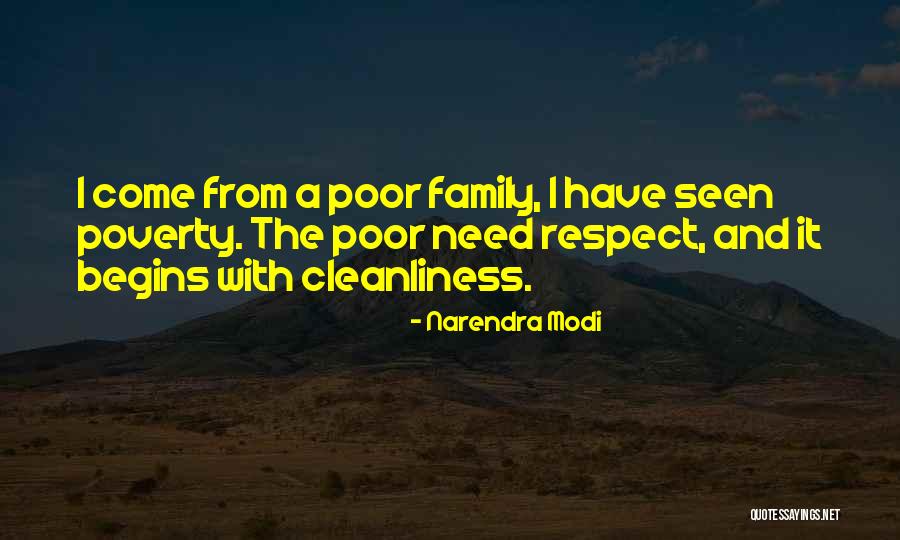 Respect The Poor Quotes By Narendra Modi