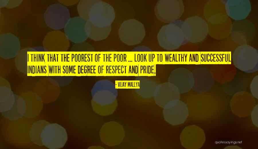 Respect The Poor Quotes By Vijay Mallya