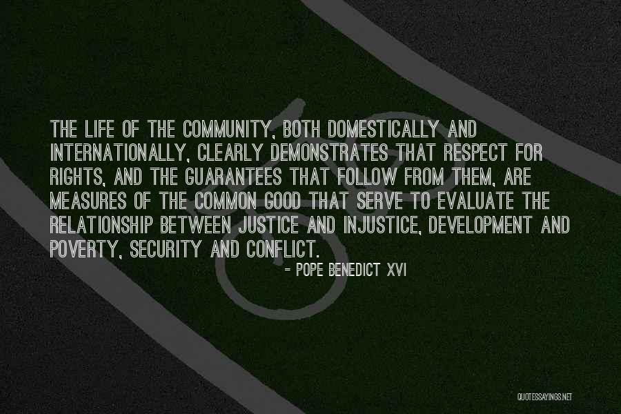 Respect The Relationship Quotes By Pope Benedict XVI Respect The Relationship Quotes By Pope Benedict XVI