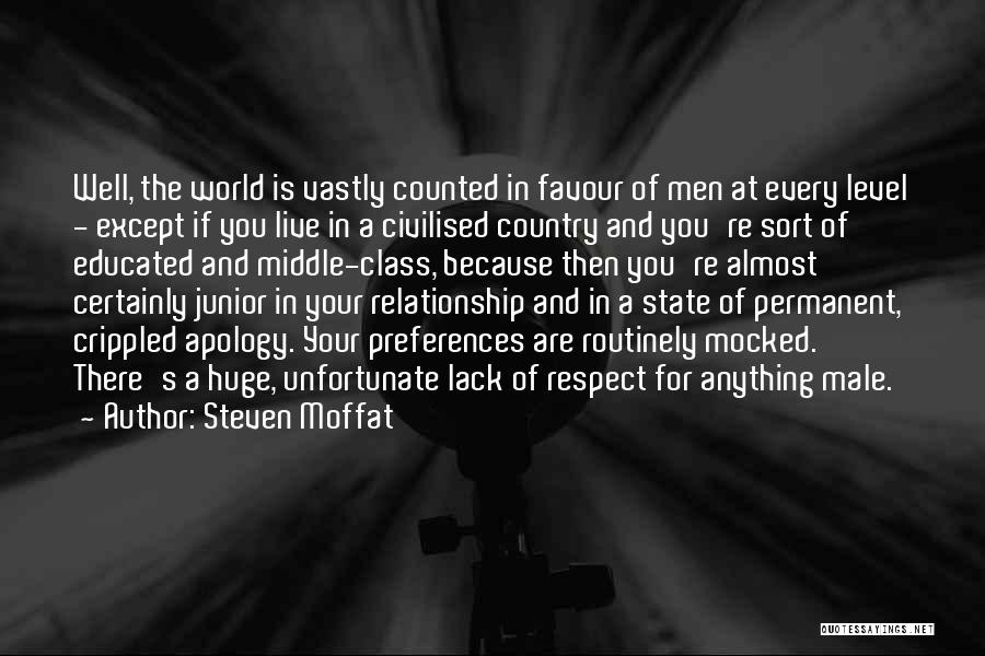 Respect The Relationship Quotes By Steven Moffat