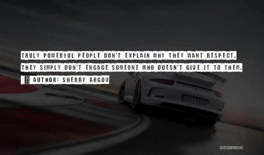 Respect Their Relationship Quotes By Sherry Argov