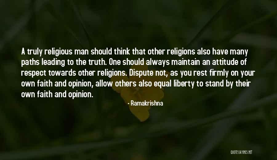 Respect Towards Others Quotes By Ramakrishna Respect Towards Others Quotes By Ramakrishna
