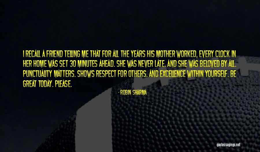 Respect Your Best Friend Quotes By Robin Sharma Respect Your Best Friend Quotes By Robin Sharma