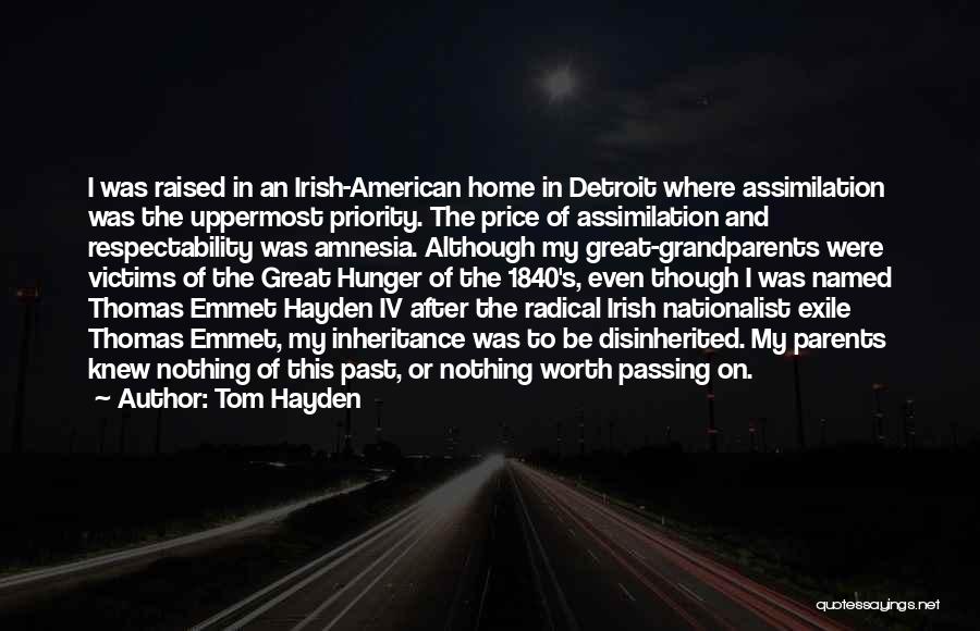 Respectability Quotes By Tom Hayden