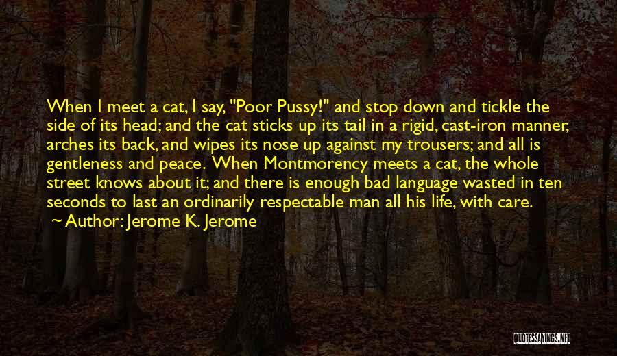 Respectable Man Quotes By Jerome K. Jerome