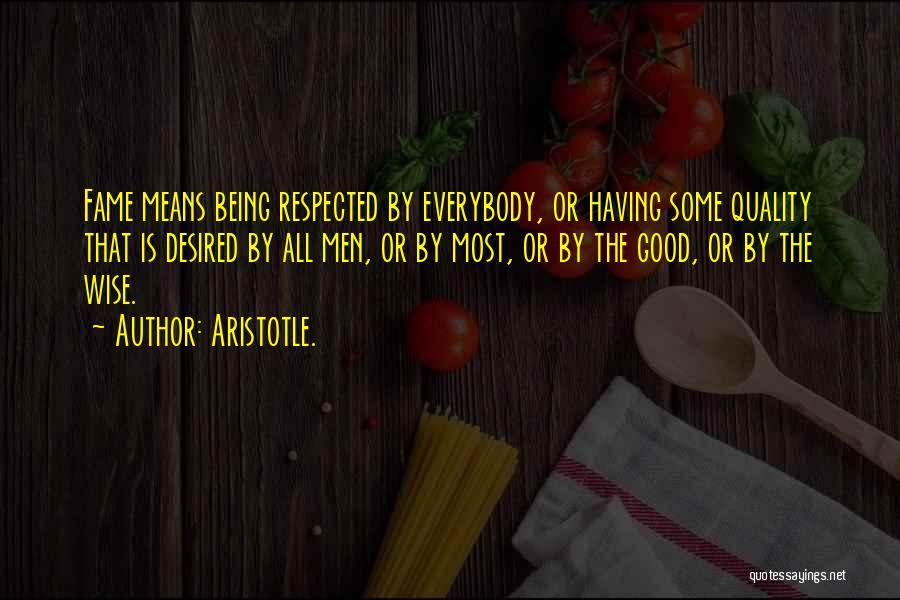 Respected By All Quotes By Aristotle.