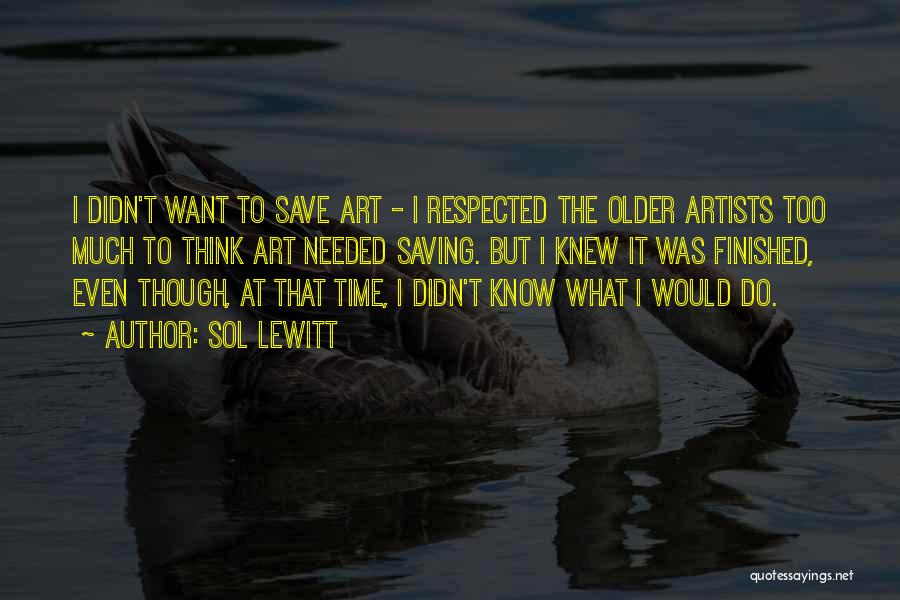 Respected Quotes By Sol LeWitt