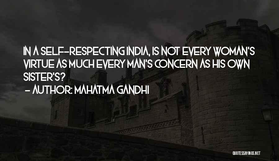 Respecting A Woman Quotes By Mahatma Gandhi