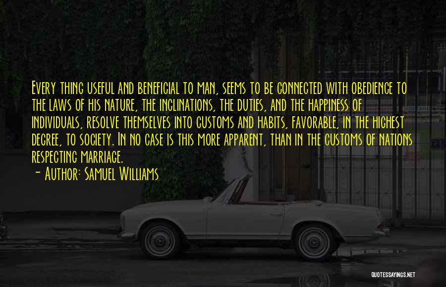 Respecting Individuals Quotes By Samuel Williams