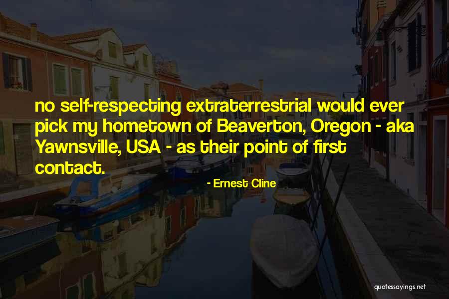 Respecting Others And Yourself Quotes By Ernest Cline Respecting Others And Yourself Quotes By Ernest Cline