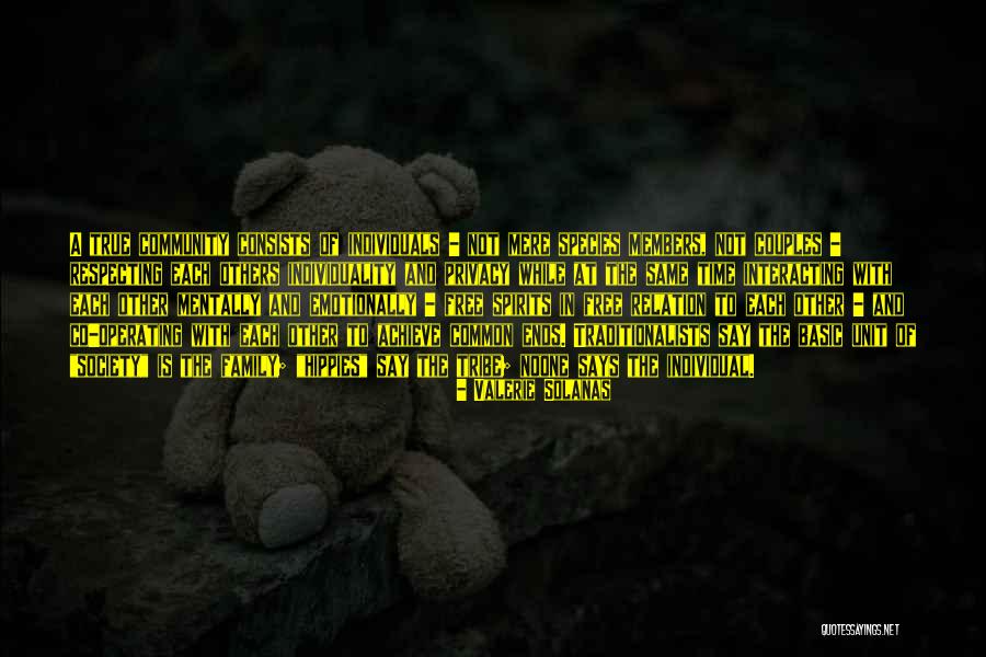 Respecting Others Time Quotes By Valerie Solanas Respecting Others Time Quotes By Valerie Solanas
