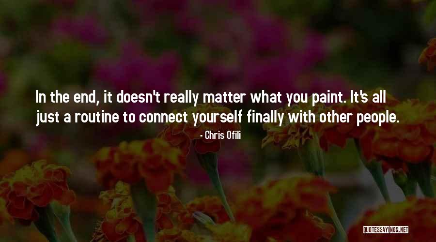 Respecting Your Child's Mother Quotes By Chris Ofili Respecting Your Child's Mother Quotes By Chris Ofili