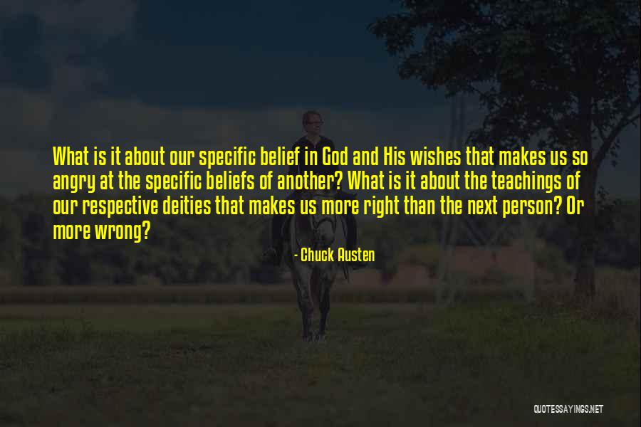 Respective Person Quotes By Chuck Austen Respective Person Quotes By Chuck Austen