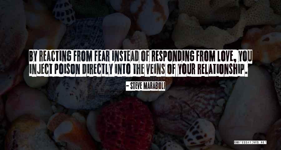 Responding Instead Of Reacting Quotes By Steve Maraboli Responding Instead Of Reacting Quotes By Steve Maraboli