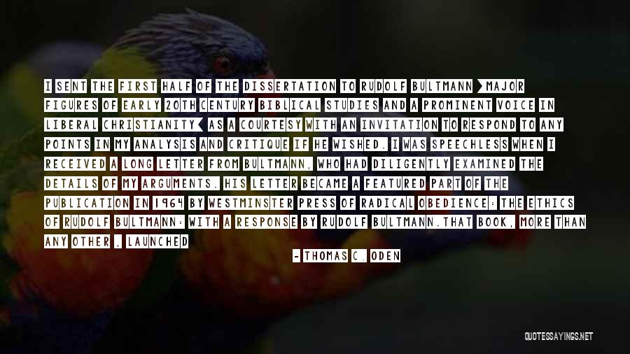 Response Time Quotes By Thomas C. Oden Response Time Quotes By Thomas C. Oden