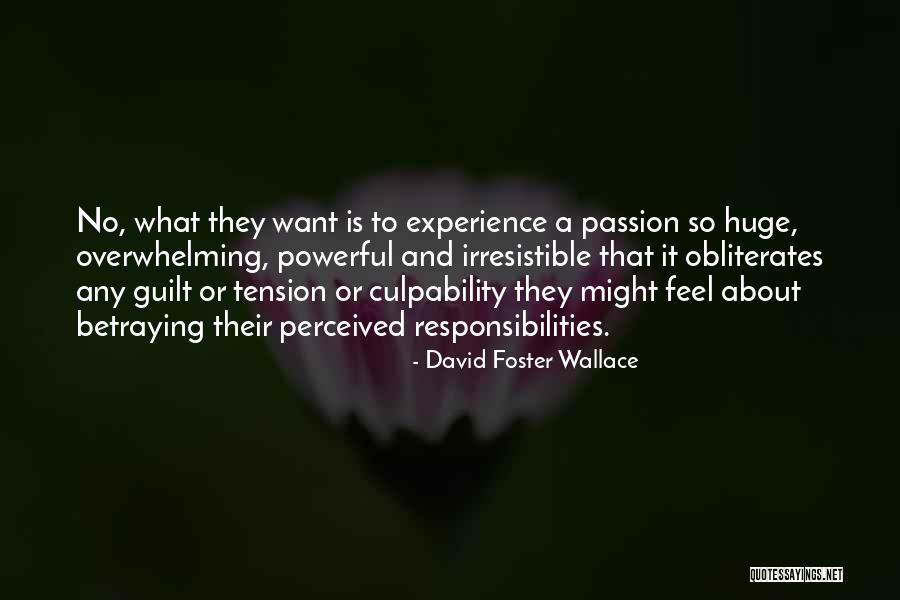 Responsibilities Quotes By David Foster Wallace Responsibilities Quotes By David Foster Wallace