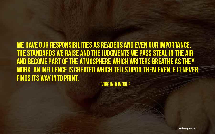 Responsibilities Quotes By Virginia Woolf Responsibilities Quotes By Virginia Woolf