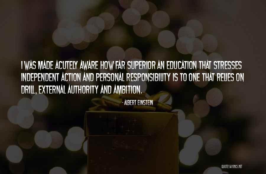 Responsibility And Authority Quotes By Albert Einstein Responsibility And Authority Quotes By Albert Einstein