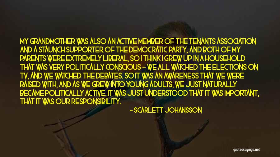 Responsibility As Parents Quotes By Scarlett Johansson Responsibility As Parents Quotes By Scarlett Johansson