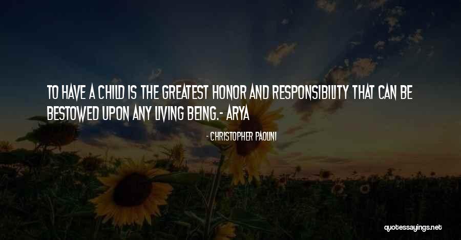 Responsibility Quotes By Christopher Paolini