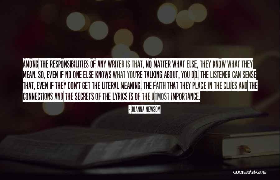 Responsibility Quotes By Joanna Newsom Responsibility Quotes By Joanna Newsom
