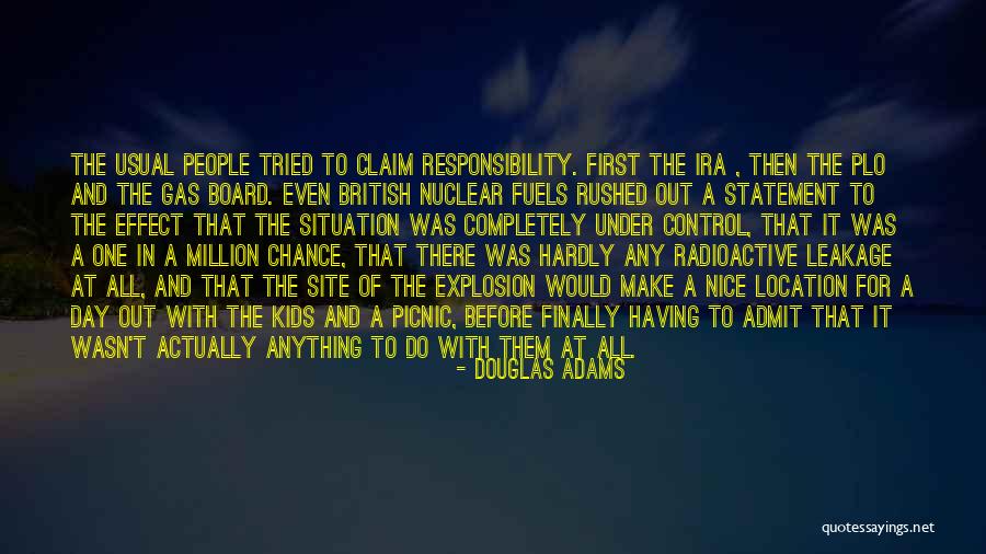 Responsibility Responsibility For Kids Quotes By Douglas Adams Responsibility Responsibility For Kids Quotes By Douglas Adams