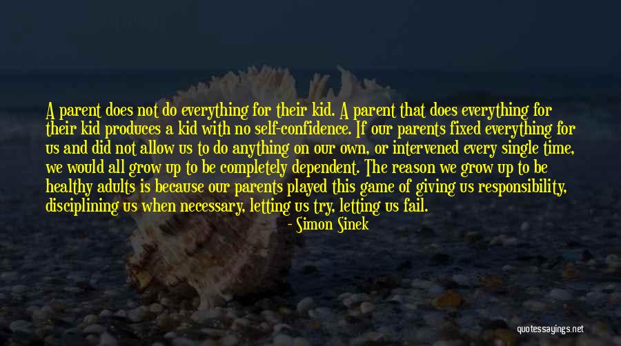 Responsibility Responsibility For Kids Quotes By Simon Sinek