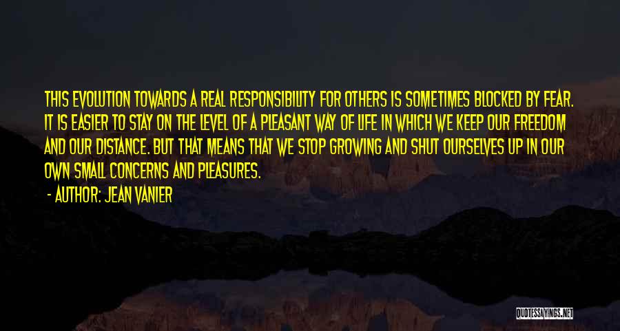 Responsibility To Others Quotes By Jean Vanier