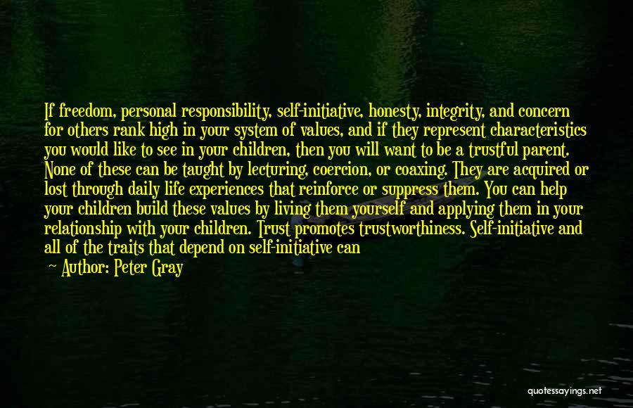 Responsibility To Others Quotes By Peter Gray