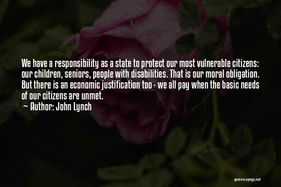 Responsibility To Protect Quotes By John Lynch