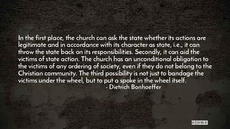 Responsibility To Society Quotes By Dietrich Bonhoeffer Responsibility To Society Quotes By Dietrich Bonhoeffer