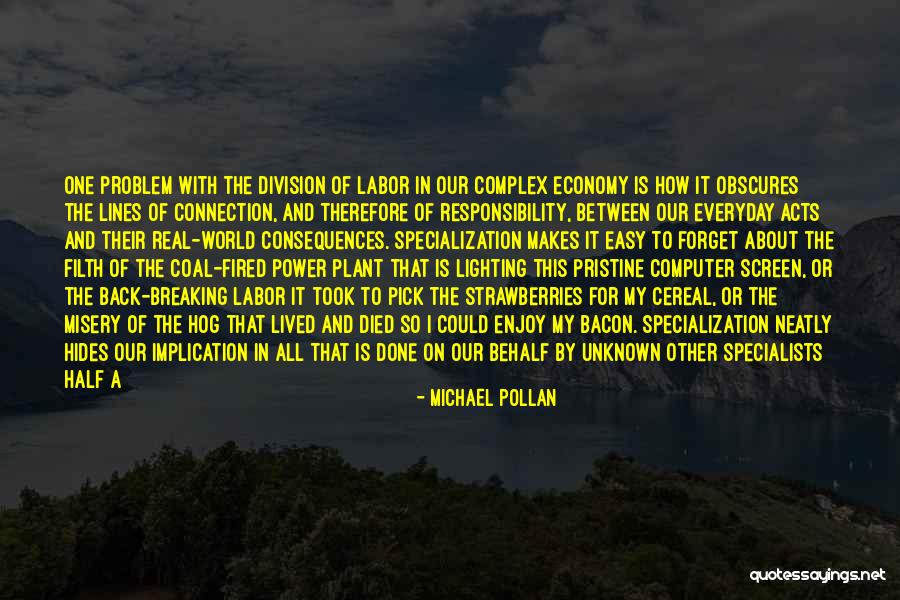 Responsibility To Society Quotes By Michael Pollan