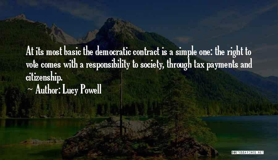 Responsibility To Vote Quotes By Lucy Powell