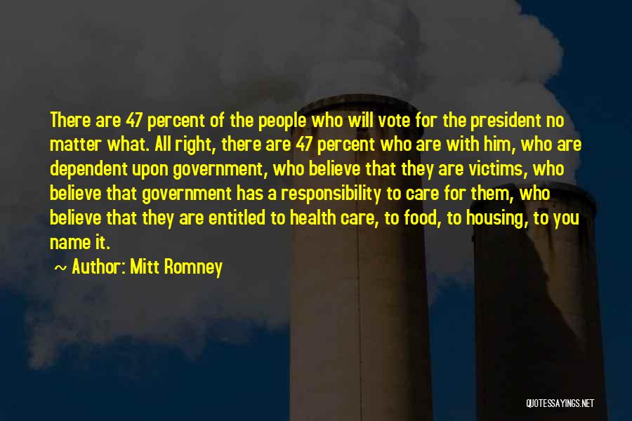 Responsibility To Vote Quotes By Mitt Romney