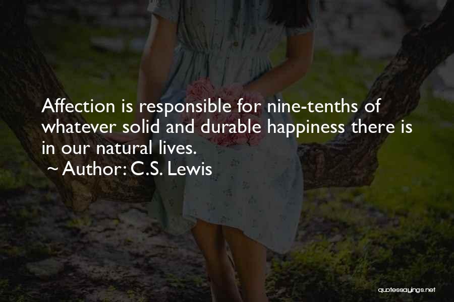 Responsible For Happiness Quotes By C.S. Lewis