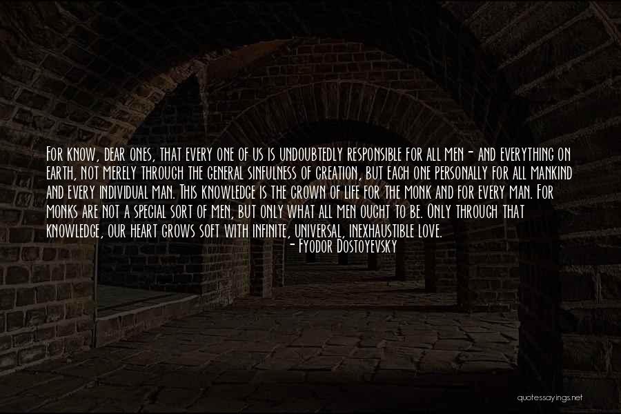 Responsible For Life Quotes By Fyodor Dostoyevsky Responsible For Life Quotes By Fyodor Dostoyevsky