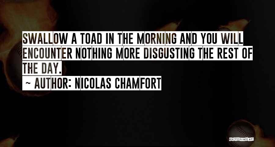 Rest Day Quotes By Nicolas Chamfort
