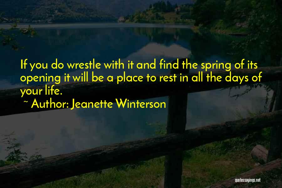 Rest Days Quotes By Jeanette Winterson