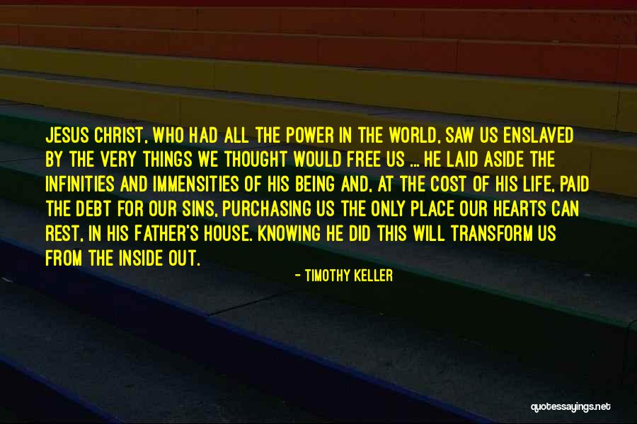 Rest Knowing Quotes By Timothy Keller Rest Knowing Quotes By Timothy Keller