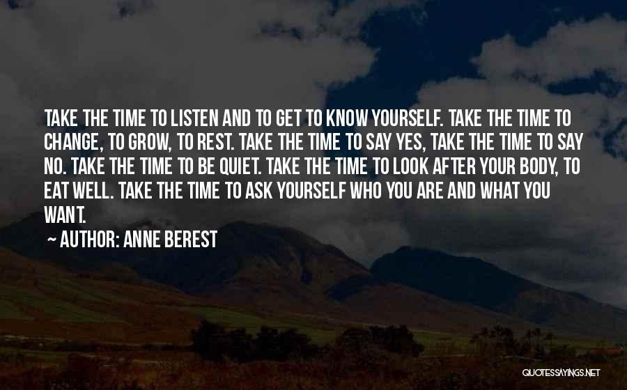 Rest Your Body Quotes By Anne Berest