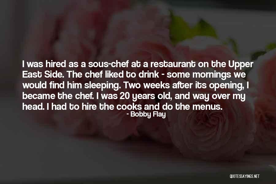 Restaurant Menus Quotes By Bobby Flay