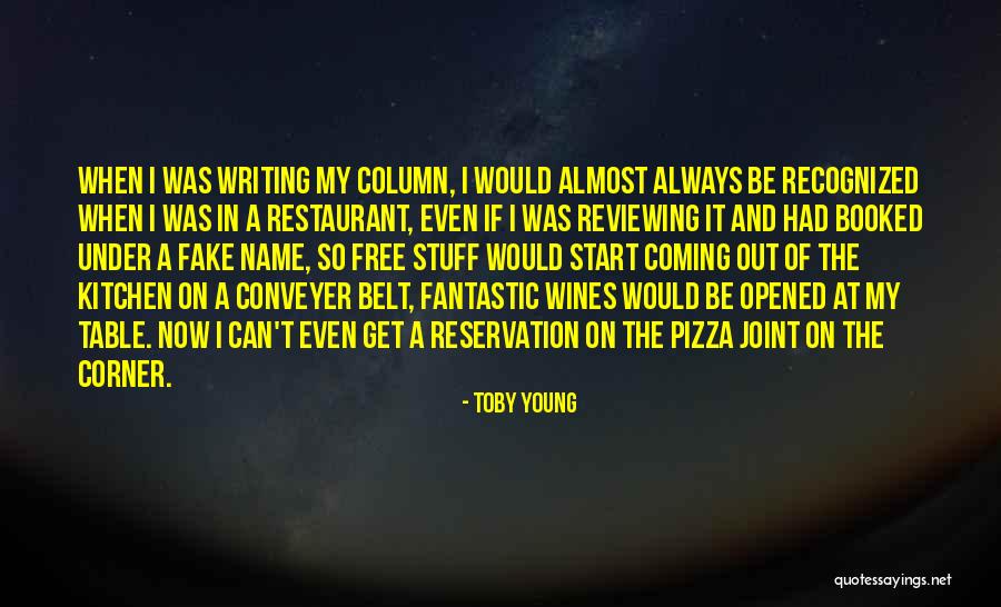 Restaurant Name In Quotes By Toby Young Restaurant Name In Quotes By Toby Young