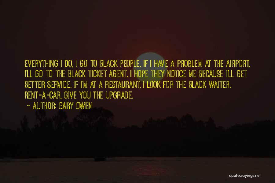 Restaurant Service Quotes By Gary Owen