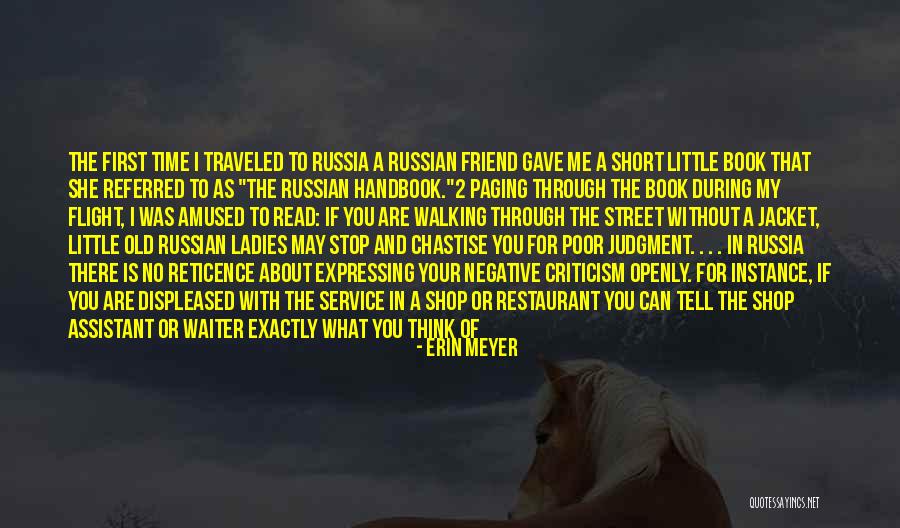 Restaurant Waiter Quotes By Erin Meyer Restaurant Waiter Quotes By Erin Meyer