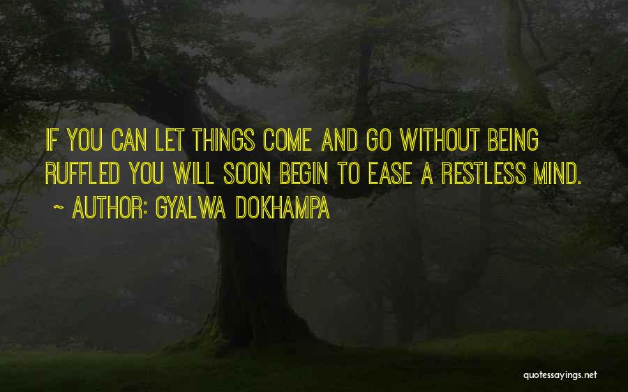 Restful Quotes By Gyalwa Dokhampa