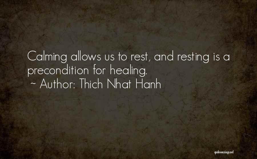 Resting Quotes By Thich Nhat Hanh