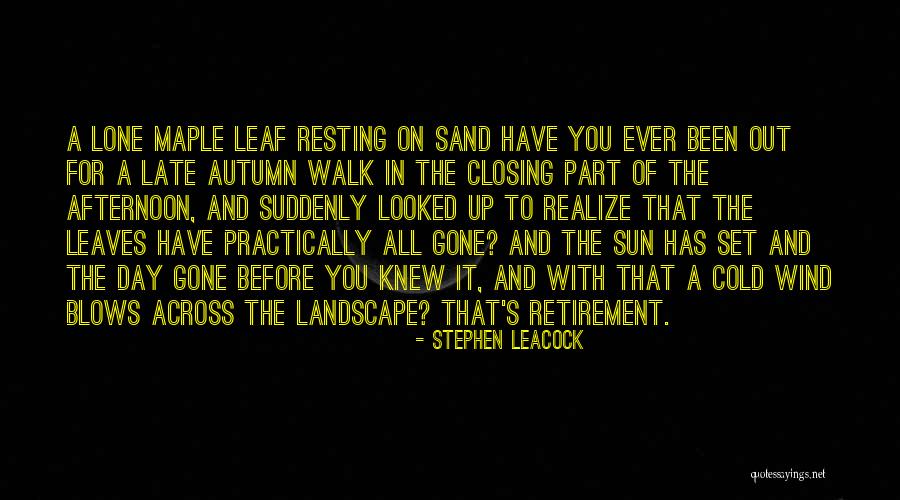 Resting Up Quotes By Stephen Leacock