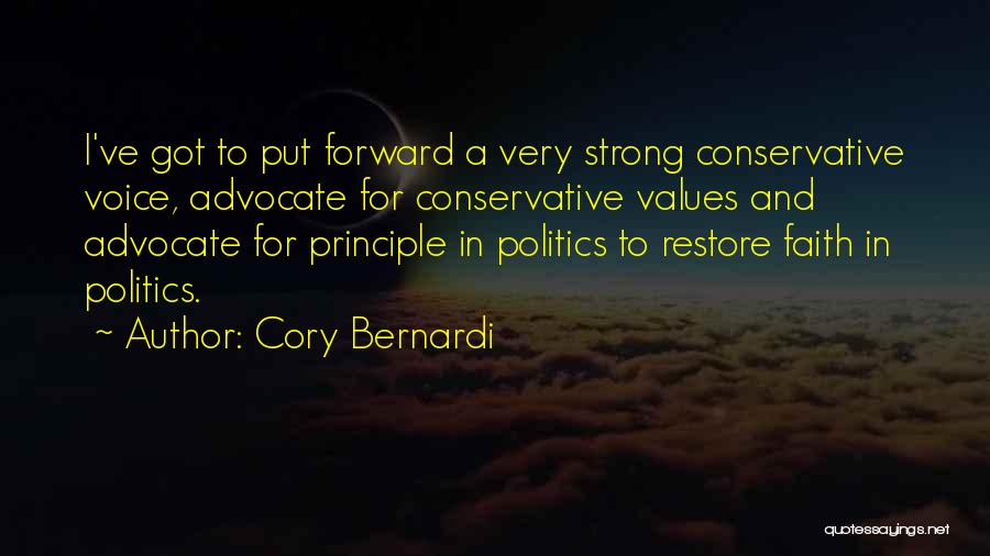 Restore My Faith Quotes By Cory Bernardi