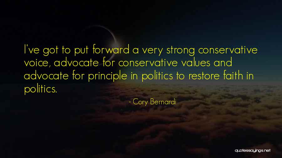 Restore My Faith Quotes By Cory Bernardi