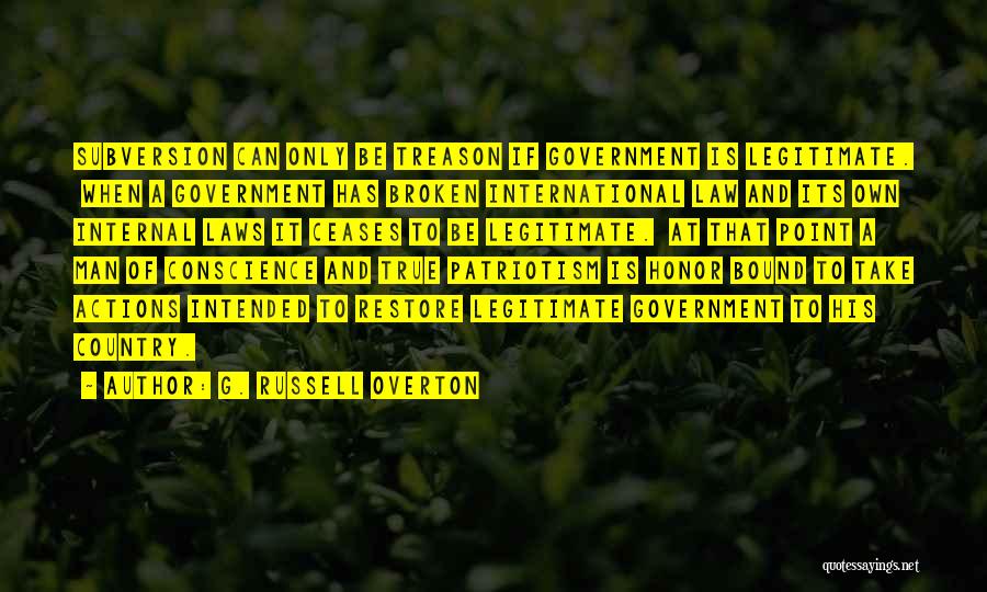 Restore Quotes By G. Russell Overton